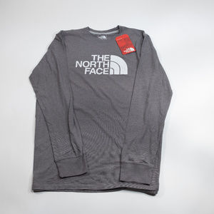 North Face Half Dome Long Sleeve T in Grey Heather